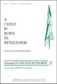 A Child Is Born in Bethlehem SATB choral sheet music cover